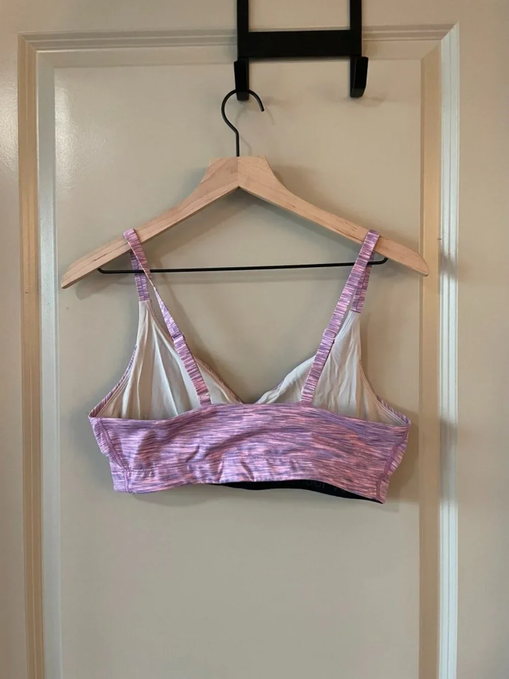 Outdoor Voices Flow FreeForm Bralette in Hyacinth, Size L